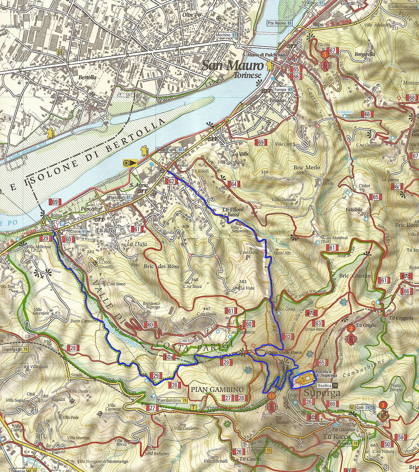 Sentier 29 | Du Pô à Superga